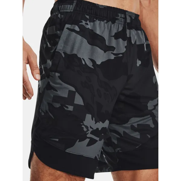  Pánské kraťasy UNDER ARMOUR TRAIN STRETCH CAMO STS 1361508-012 ŠEDÁ 