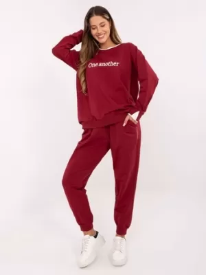 Dámský set RELEVANCE RV-KMPL-A883.68 BURGUNDY