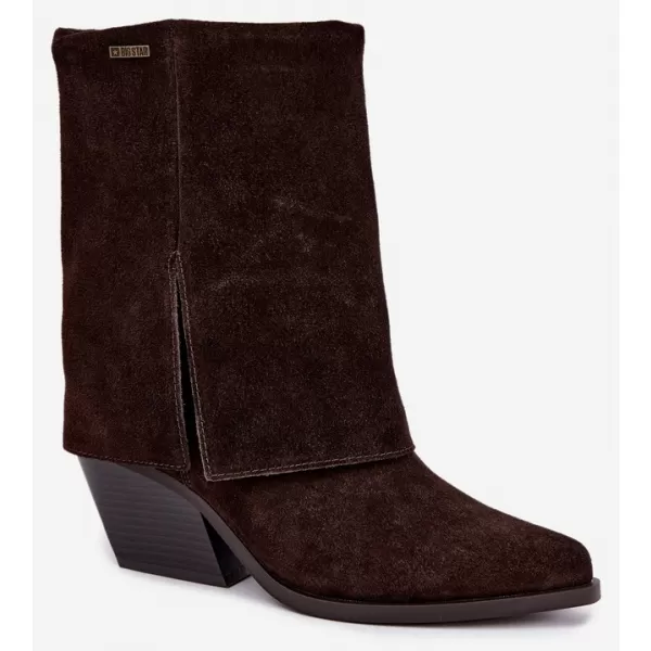  Dámské kozačky BIG STAR SHOES UU274115 BROWN/BEIGE SHADOWS 