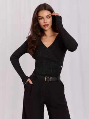 Dámský svetr ITALY MODA IR-SW-JK8688.79 BLACK