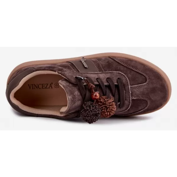  Dámské tenisky VINCEZA 79682 CHOCOLATE 