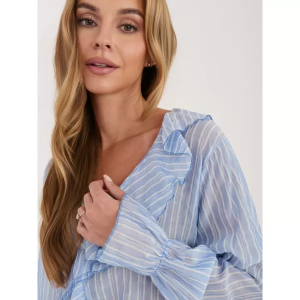  Dámská halenka ITALY MODA IT-BZ-25096.84 LIGHT BLUE 