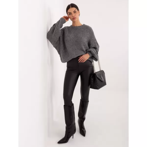  Dámský svetr ITALY MODA MI-SW-1909.68 DARK GREY 
