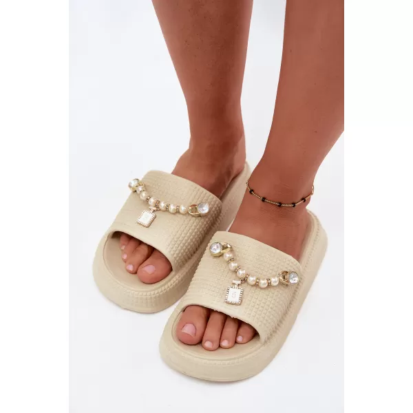  Dámské nazouváky BOTO 56160 BEIGE 
