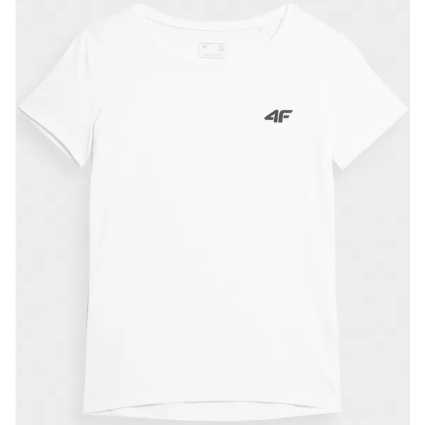  Dámské triko 4F 4FWMM00TTSHF2356 WHITE 