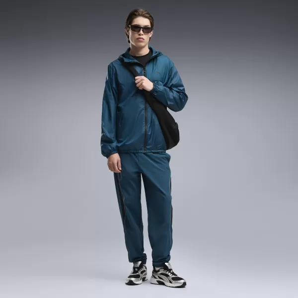  Pánská bunda PUMA ESS REGULAR WINDBREAKER 68462536 MIDNIGHT PETROL 