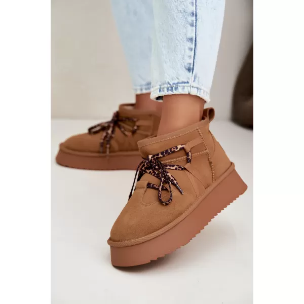 Dámské sněhule GOE UU2N4920 CAMEL 