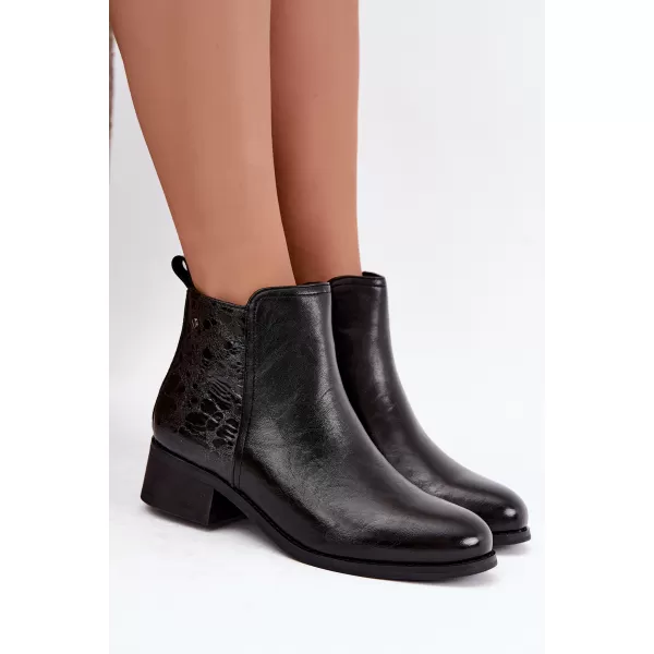  Dámské kotníkové boty VINCEZA 133133 BLACK 