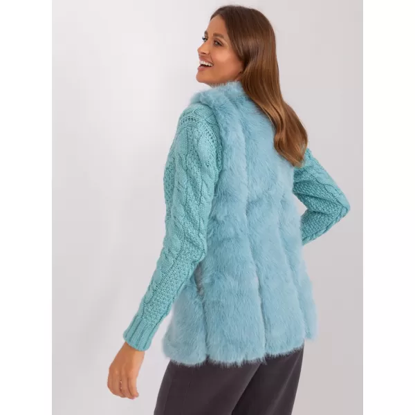  Dámská vesta WOOL FASHION ITALIA AT-KZ-2368.00P MINT 