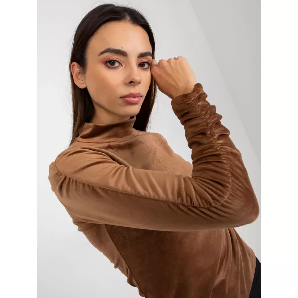  Dámská halenka RUE PARIS RP-BZ-8181.45P BROWN 