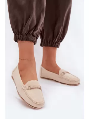 Dámské mokasíny BOTO 6358 BEIGE