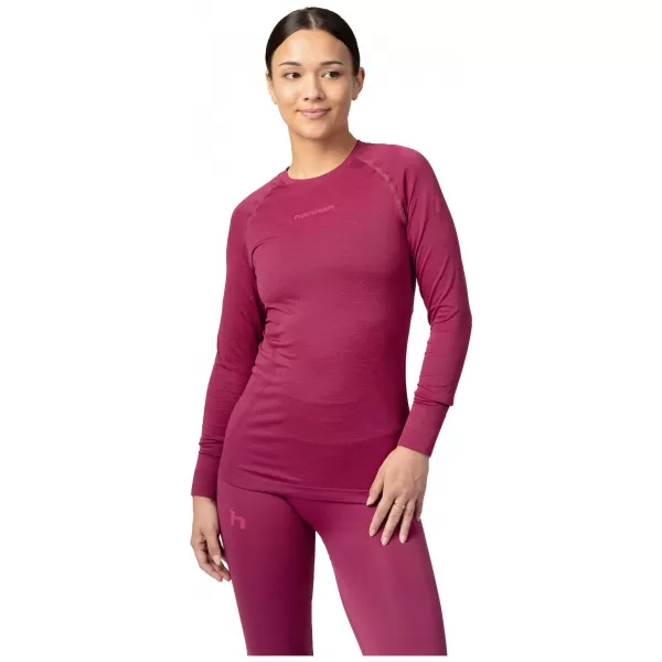 Dámské spodní prádlo HANNAH ACTIVE TS L/S W BEAUJOLAIS 