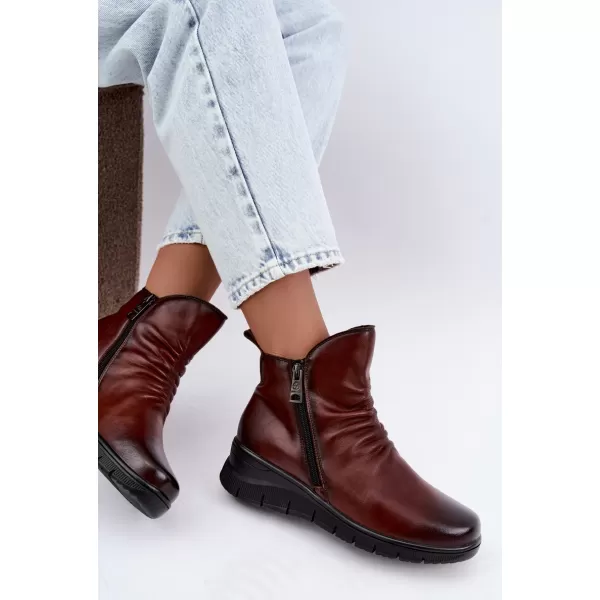  Dámské kotníkové boty VINCEZA 133117 BROWN 