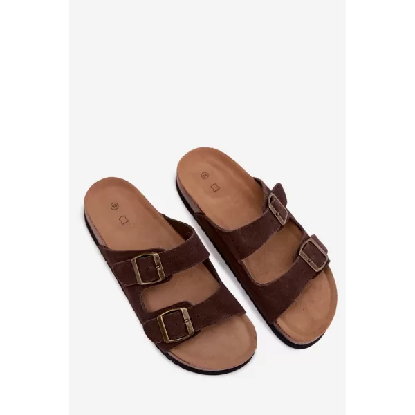  Dámské pantofle BOTO 2832 BROWN 