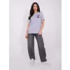 Dámské triko SUBLEVEL D12022AH02645Y BRIGHT PURPLE