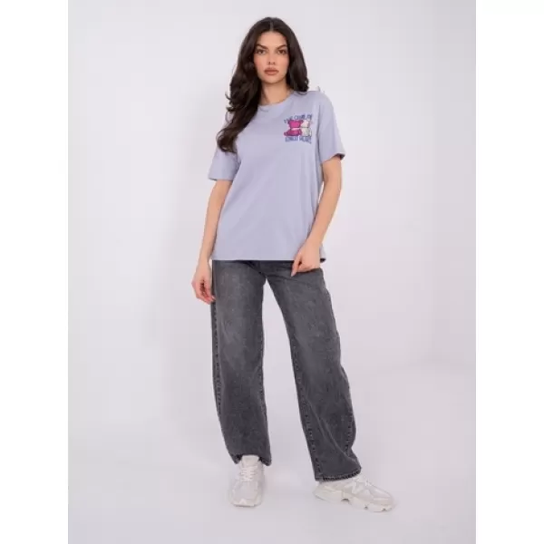  Dámské triko SUBLEVEL D12022AH02645Y BRIGHT PURPLE 