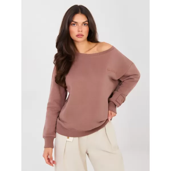  Dámská mikina FACTORY PRICE NS-BL-NS2567.03 BROWN 