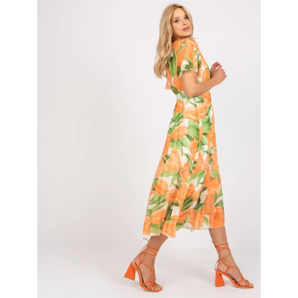  Dámské šaty ITALY MODA DHJ-SK-11331-2.32 ORANGE 