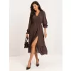 Dámské šaty ITALY MODA MI-SK-1061.86 BROWN