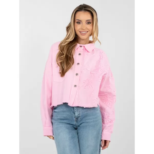  Dámská bunda RUE PARIS IT-KR-FL9993.77 BRIGHT PINK 