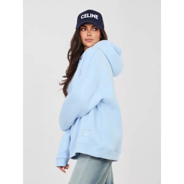  Dámská mikina RUE PARIS RV-BL-A1037.06 LIGHT BLUE 
