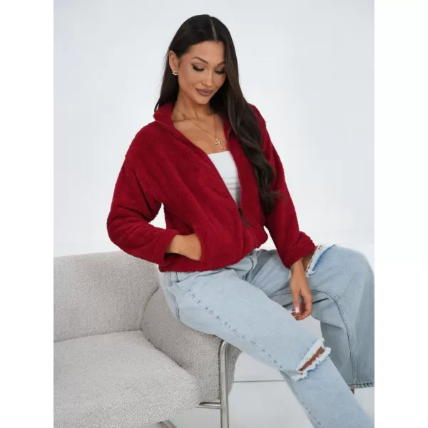  Dámská mikina FACTORY PRICE CS-BL-BT1033.04 DARK RED 