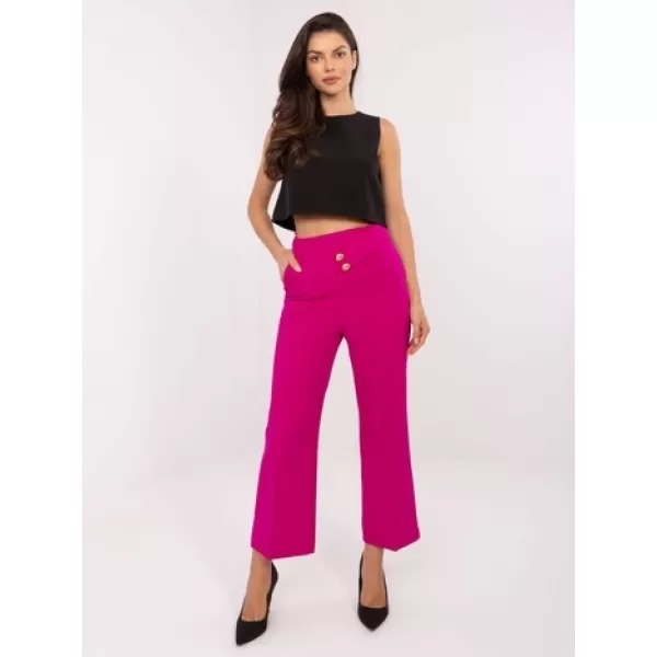  Dámské kalhoty RUE PARIS TO-SP-18150.02 FUCHSIA 