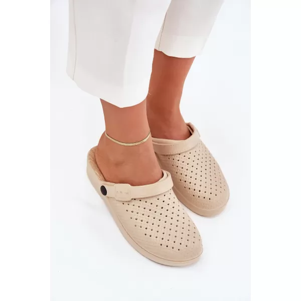  Dámské pantofle BOTO 25SD11-8981 BEIGE 