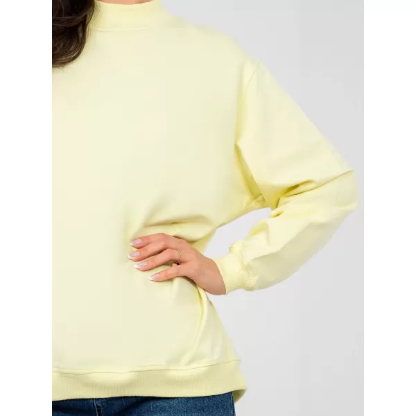  Dámská mikina BASIC FEEL GOOD RV-BL-5185.93P BRIGHT YELLOW 