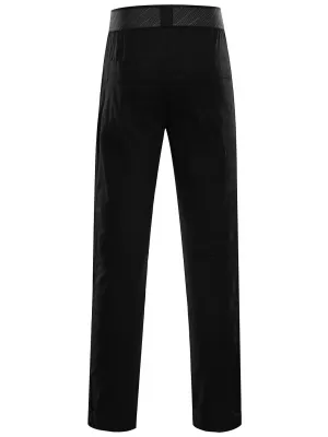 Dětské bavlněné kalhoty ALPINE PRO ZAMENO BLACK