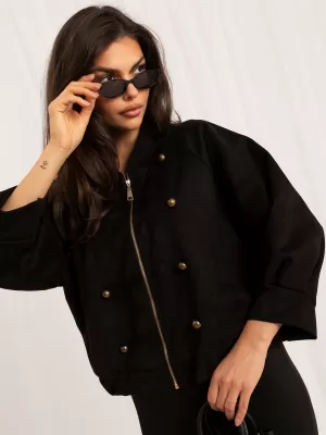 Dámská bunda ITALY MODA MI-KR-3546.65 BLACK