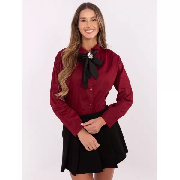  Dámská košile ITALY MODA DHJ-KS-9236.92P BURGUNDY 