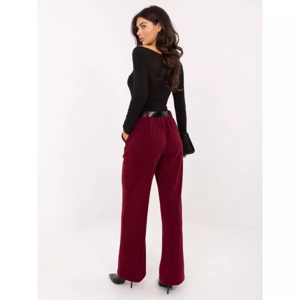  Dámské kalhoty ITALY MODA IT-SP-FL8252.18P BURGUNDY 
