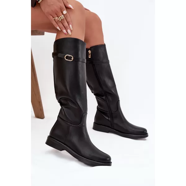  Dámské kozačky BOTO CLS-537 BLACK 