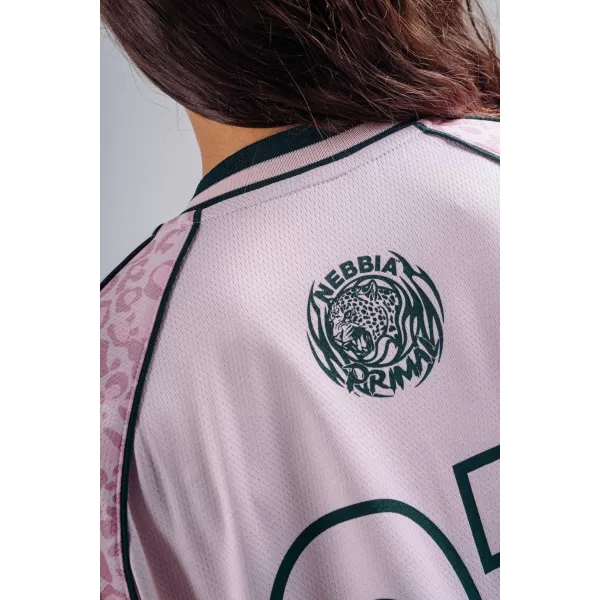  Oversized tričko 97 NEBBIA PRIMAL 862 PINK LEOPARD 