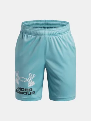 Chlapecké kraťasy UNDER ARMOUR TECH LOGO SHORTS 1383333-425 MODRÁ
