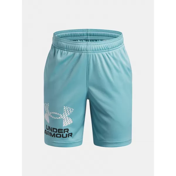  Chlapecké kraťasy UNDER ARMOUR TECH LOGO SHORTS 1383333-425 MODRÁ 