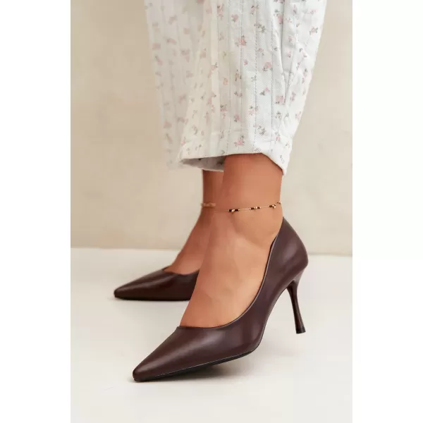  Dámské lodičky BOTO D-1295 BROWN 