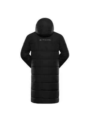 Pánský zimní kabát ALPINE PRO PUER BLACK