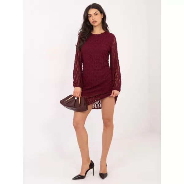  Dámské šaty ITALY MODA IT-SK-9975.99 BURGUNDY 