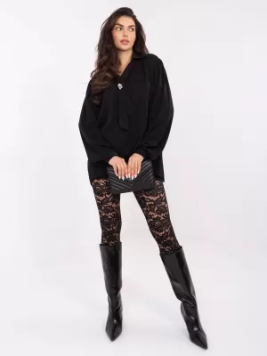 Dámská halenka FACTORY PRICE IT-BZ-28913.17 NOIRE
