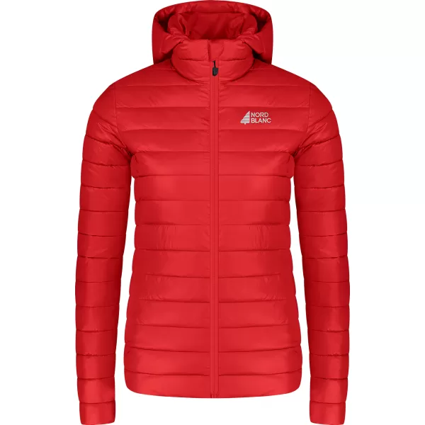  Dámská prošívaná bunda NORDBLANC NIMBUS WJL8395 ČERVENÁ 