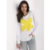 Dámská halenka ITALY MODA MI-BZ-M6169.03 WHITE-YELLOW