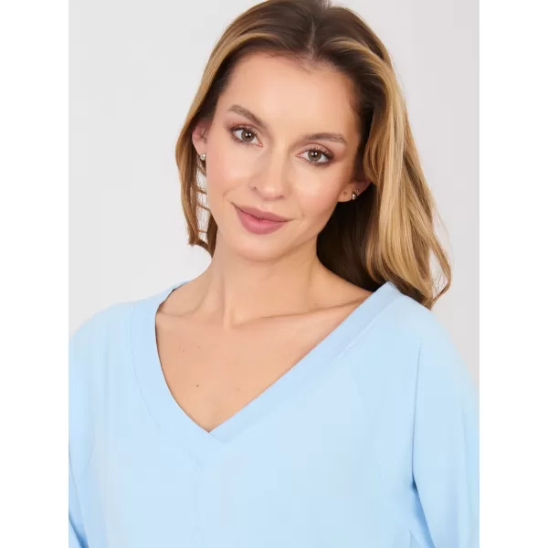  Dámské šaty BASIC FEEL GOOD RV-SK-7203.35P LIGHT BLUE 