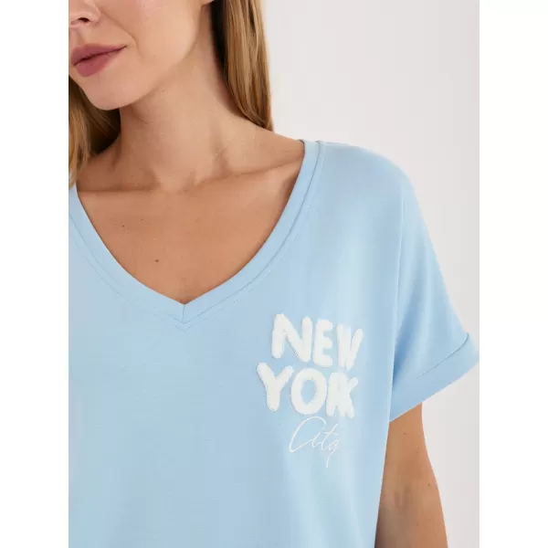  Dámské triko RELEVANCE RV-BZ-A1258.00 LIGHT BLUE 