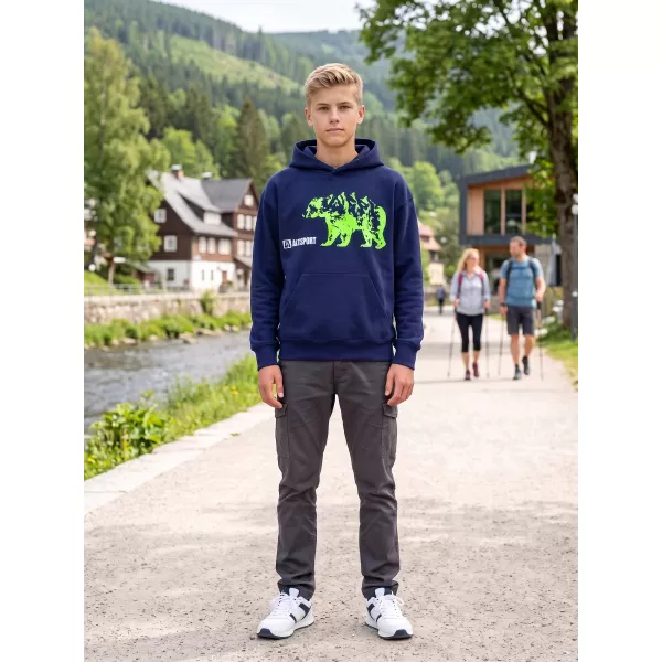  Dětská mikina ALTISPORT ALK193423 PŮLNOČNÍ MODRÁ 