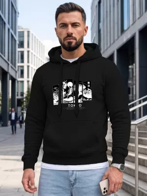 Pánská mikina DSTREET ČERNÁ