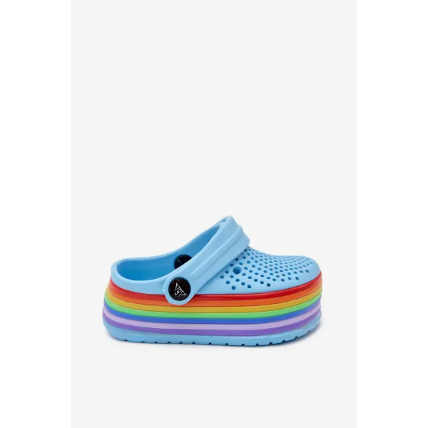  Dětské pantofle BOTO D2016/D2015 LIGHT BLUE 
