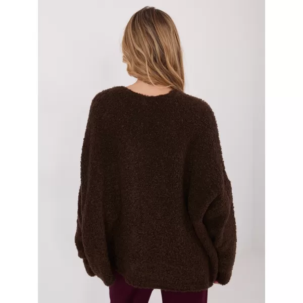  Dámský svetr FACTORY PRICE CH-SW-72981.05P DARK BROWN 