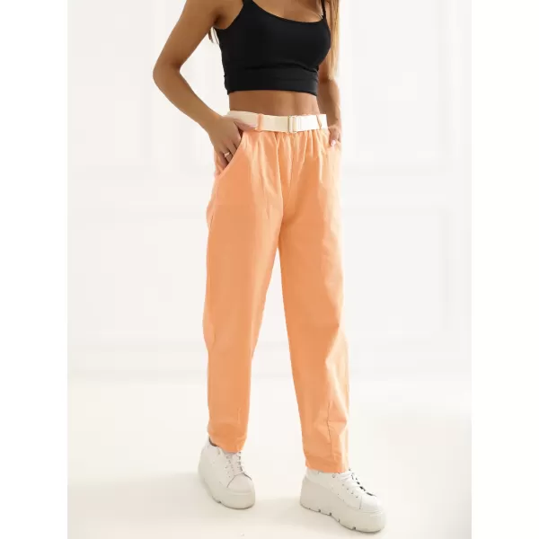  Dámské kalhoty ITALY MODA IT-SP-26016.85 BRIGHT ORANGE 